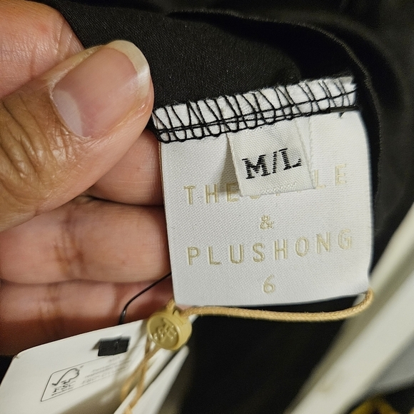 The Frankie Shop Black Kemp Silky Blouse Size M/L NWT - Picture 12 of 12